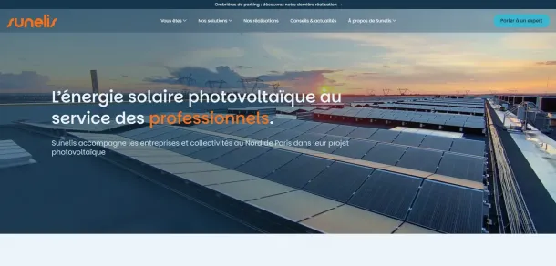 Hero du site Sunelis