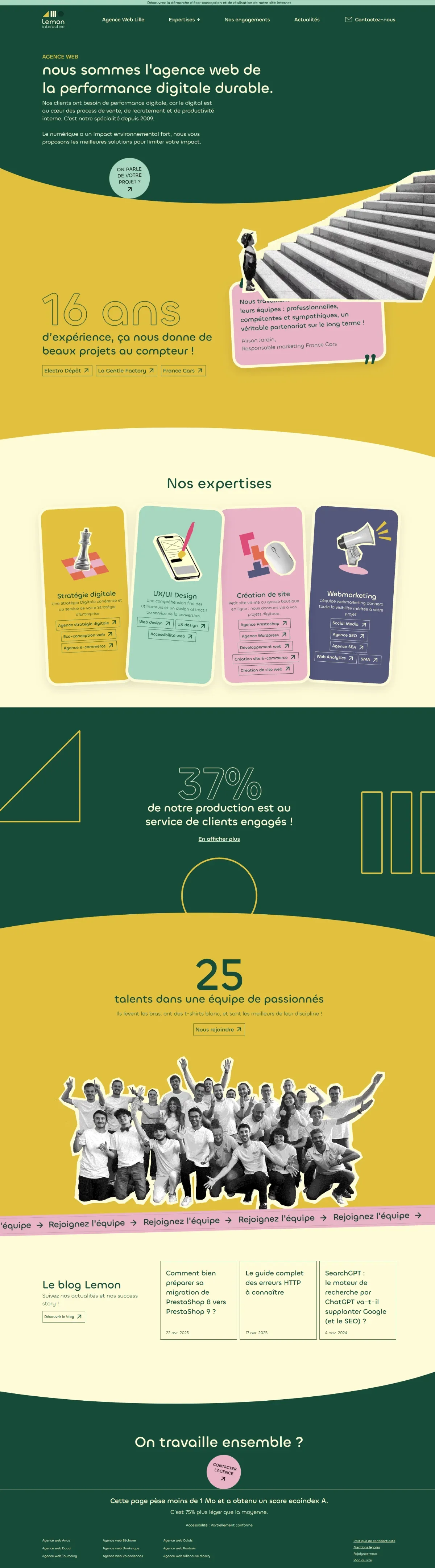 Illustration du projet Lemon Interactive réalisé par Valentin Dievart